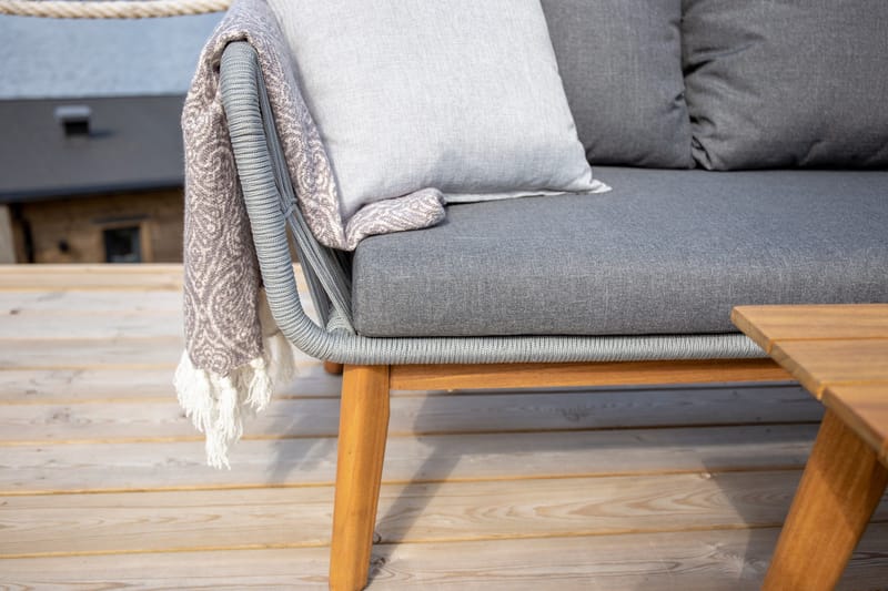 Chania Hjørnesofa - Grå - Havemøbler - Havesofaer & bænke - Havesofaer