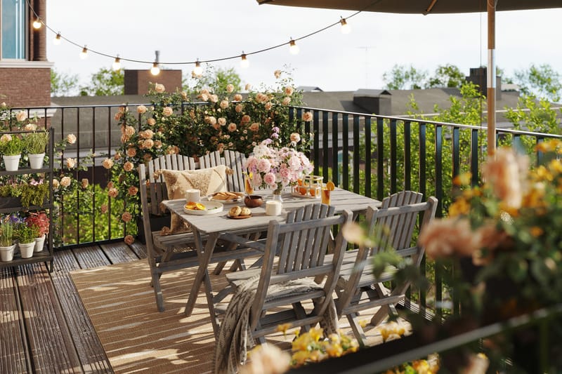 Delpino Sofagruppe - Grå - Havemøbler - Udendørsgruppe - Havesæt