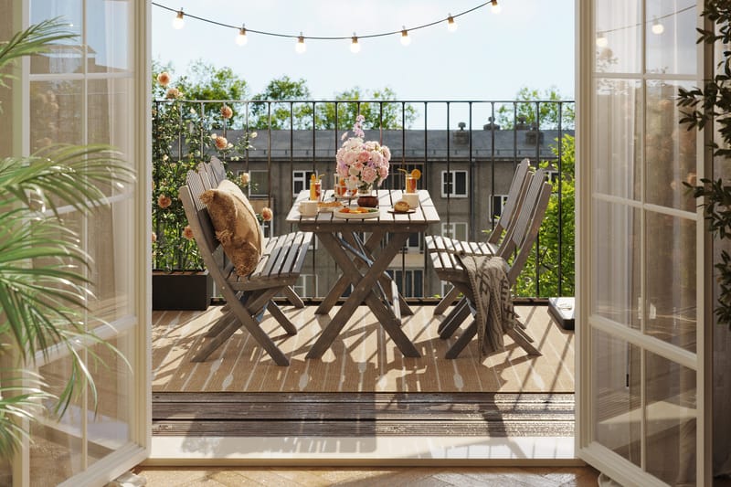 Delpino Sofagruppe - Grå - Havemøbler - Udendørsgruppe - Havesæt