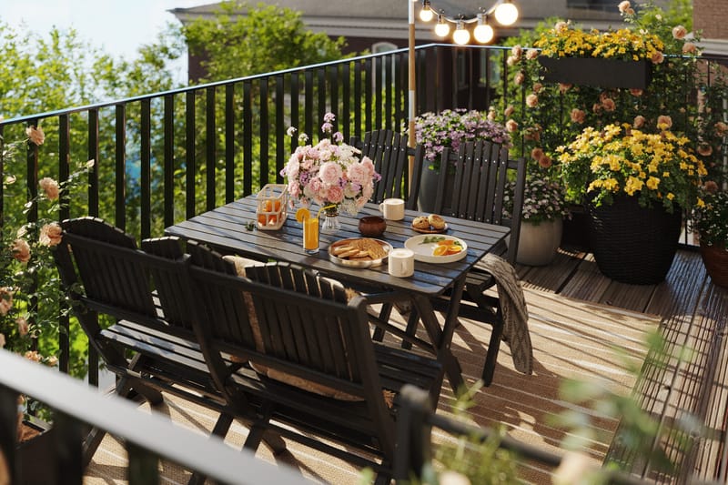 Delpino Sofagruppe - Kaffesort - Havemøbler - Udendørsgruppe - Havesæt