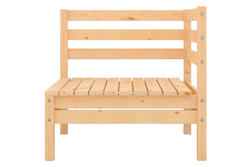 hjørnedele til havesofa 2 stk. massivt fyrretræ - Brun - Havemøbler - Loungemøbler - Loungesofaer