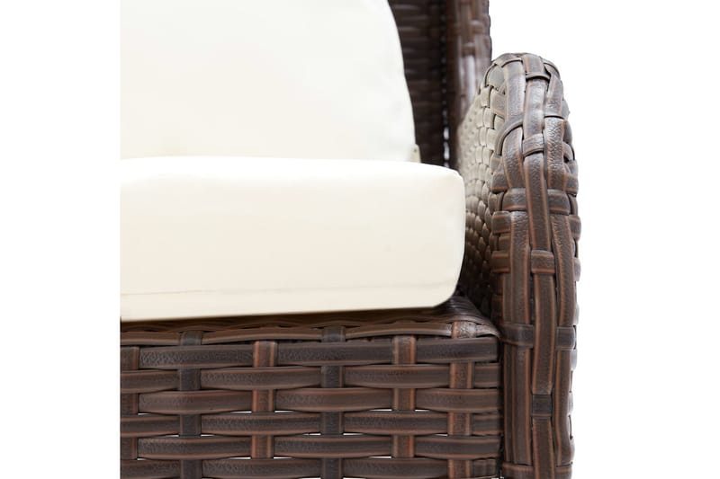 hjørnesofaer til haven 2 stk. polyrattan brun - Brun - Havemøbler - Loungemøbler - Loungesofaer