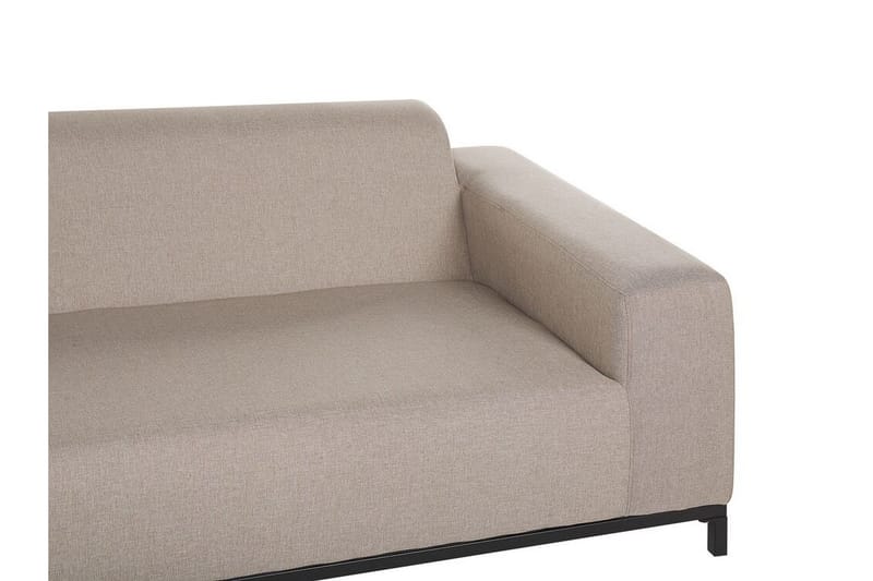 Hughen 3-Pers. Sofa - Beige/Sort - Loungesofaer - Havesofaer & bænke