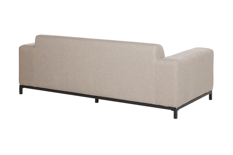 Hughen 3-Pers. Sofa - Beige/Sort - Loungesofaer - Havesofaer & bænke