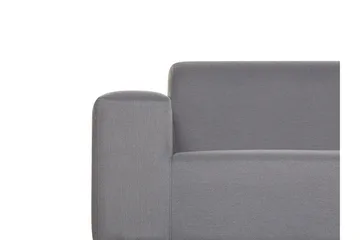 Hughen 3-Pers. Sofa - Grå/Sort - Havemøbler - Loungemøbler - Loungesofaer