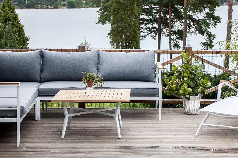 Mexico Hjørnesofa - Hvid - Havemøbler - Havesofaer & bænke - Havesofaer