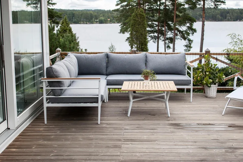 Mexico Hjørnesofa - Hvid - Havemøbler - Havesofaer & bænke - Havesofaer