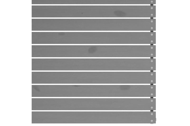 midterdele til havesofaer 4 stk. massivt fyrretræ grå - Grå - Loungesofaer - Havesofaer & bænke