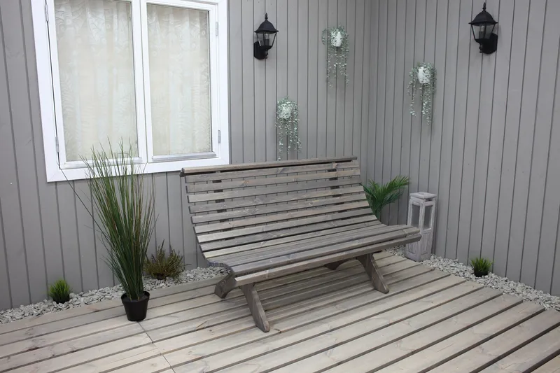 Norvald Bænk - Grå - Havemøbler - Loungemøbler - Loungesofaer