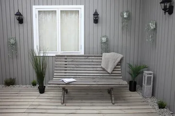 Norvald Bænk - Grå - Havemøbler - Havesofaer & bænke - Udendørs bænk & havebænk