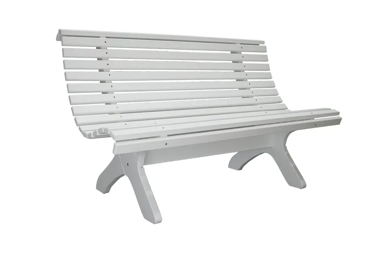 Norvald Havebænk 140 cm, Hvid