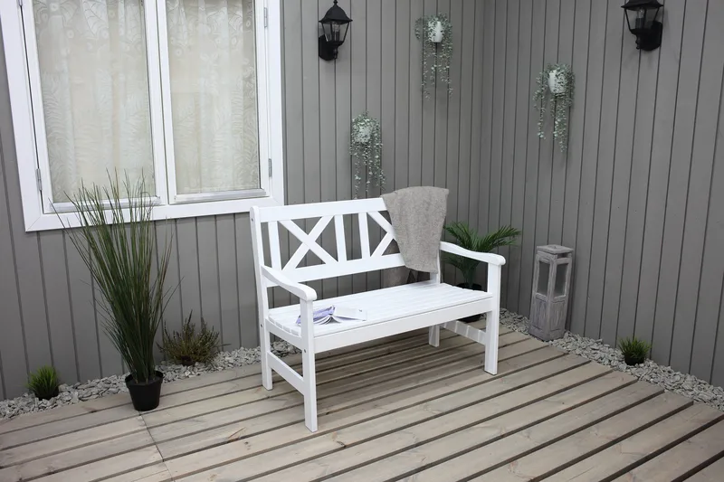 Olivo 2-Pers. Sofa - Hvid - Havemøbler - Loungemøbler - Loungesofaer