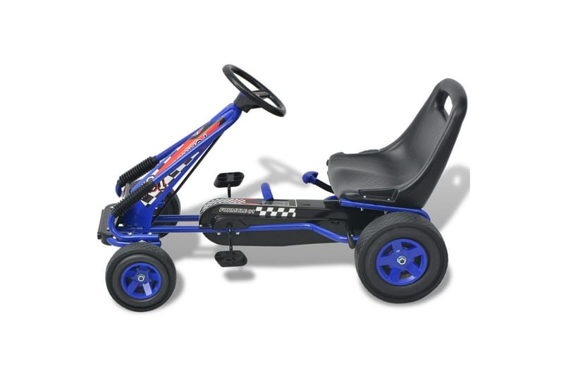 Pedal-Gokart Med Justerbart Sæde Blå - Blå - Havemøbler - Loungemøbler - Loungesofaer