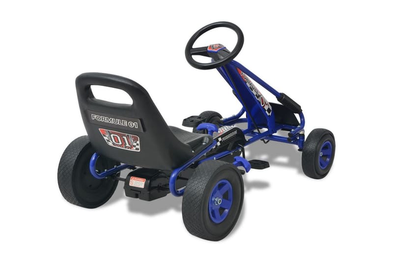 Pedal-Gokart Med Justerbart Sæde Blå - Blå - Havemøbler - Loungemøbler - Loungesofaer