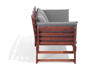 Portici Havesofa 210 cm - Træ / natur - Havemøbler - Loungemøbler - Loungesofaer
