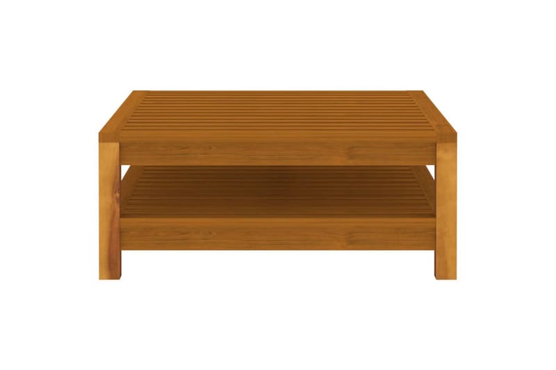sofasæt 2 dele med mørkegrå hynder massivt akacietræ - Brun - Havemøbler - Loungemøbler - Loungesofaer