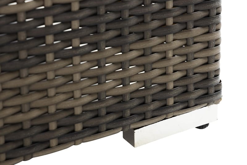 Wisconsin Loungesofa uden Armlæn 2-Pers. - Polyrattan/Grå - Havemøbler - Loungemøbler - Loungesofaer