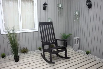 Ellabell Gyngestol - Kaffesort - Havemøbler - Havestole - Havegyngestol