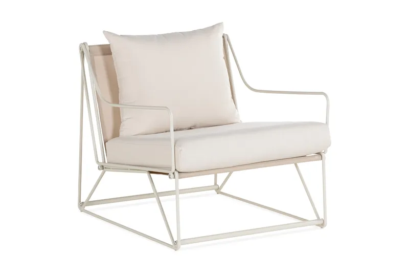 Usteryd Lænestol Udendørs Beige, Grå