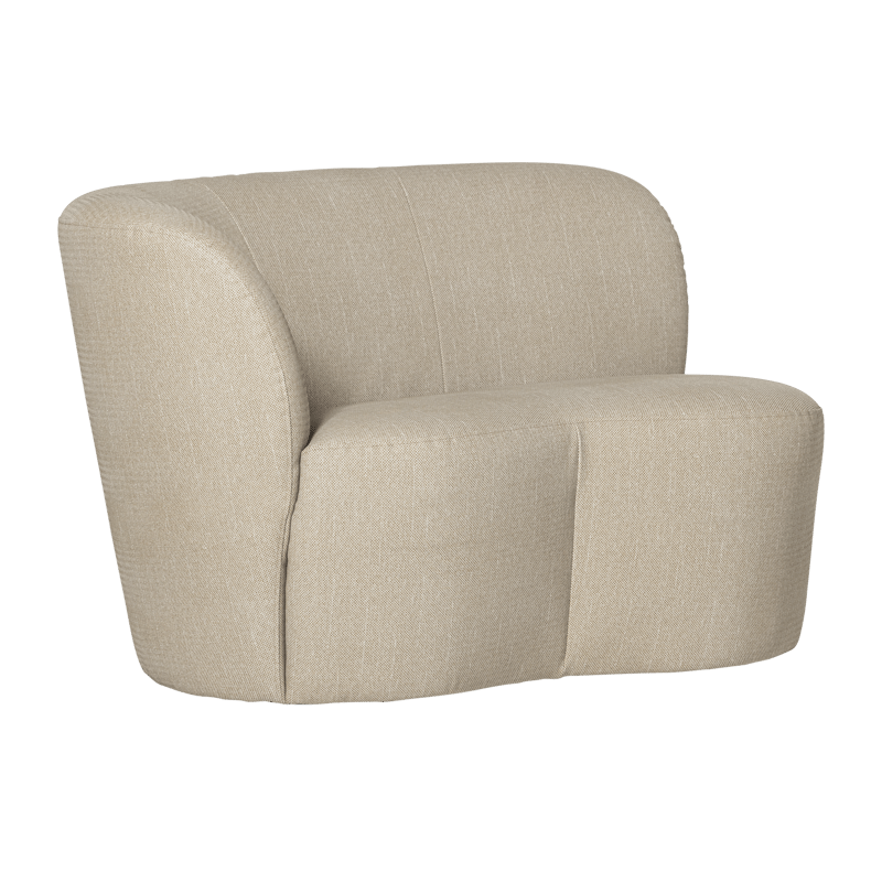 2-personers sofa Stone udendørs venstre - Sand - Havemøbler - Loungemøbler - Moduler