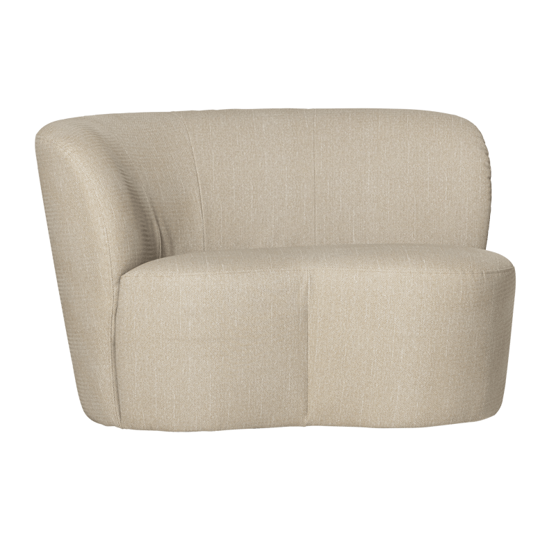 2-personers sofa Stone udendørs venstre, Sand