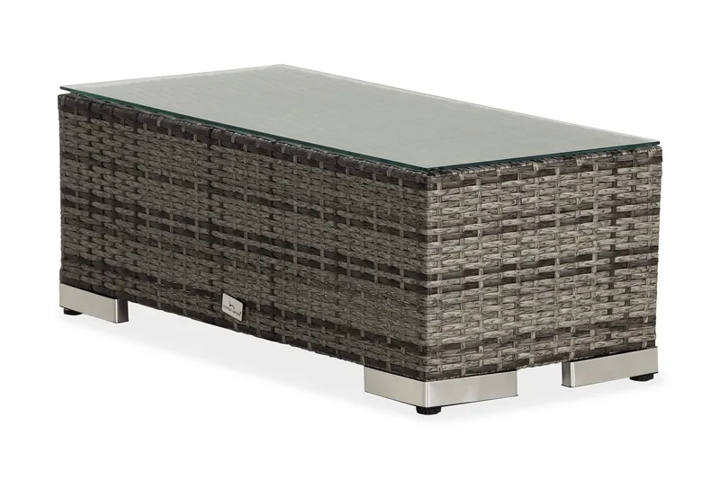 Bahamas Afslut/Endebord 37,5x90 cm - Grå - Havemøbler - Loungemøbler - Moduler