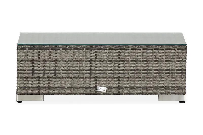 Bahamas Afslut/Endebord 37,5x90 cm - Grå - Havemøbler - Loungemøbler - Moduler