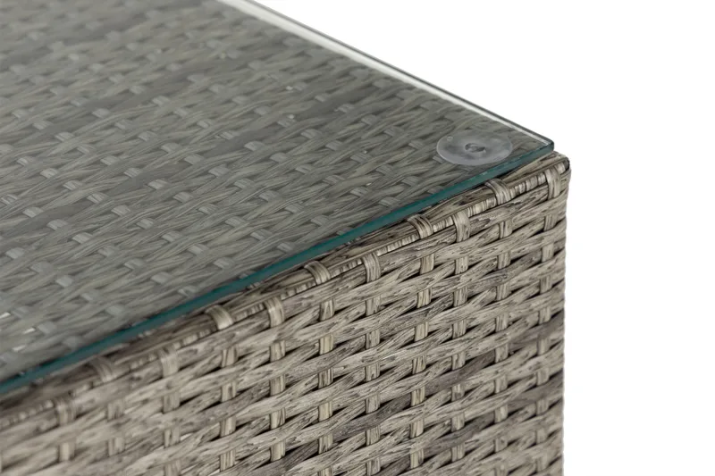 Bahamas Afslut/Endebord 37,5x90 cm - Grå - Havemøbler - Loungemøbler - Moduler