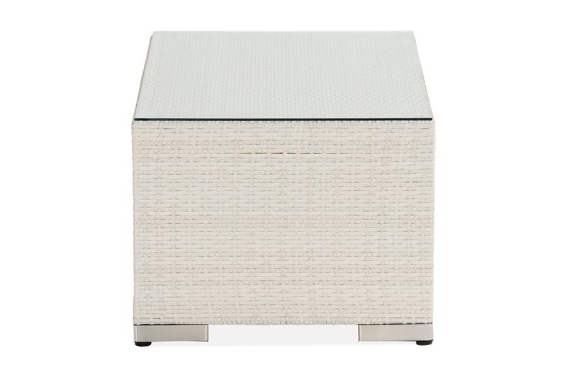 Bahamas Afslut/Endebord 37,5x90 cm - Hvid - Havemøbler - Loungemøbler - Moduler