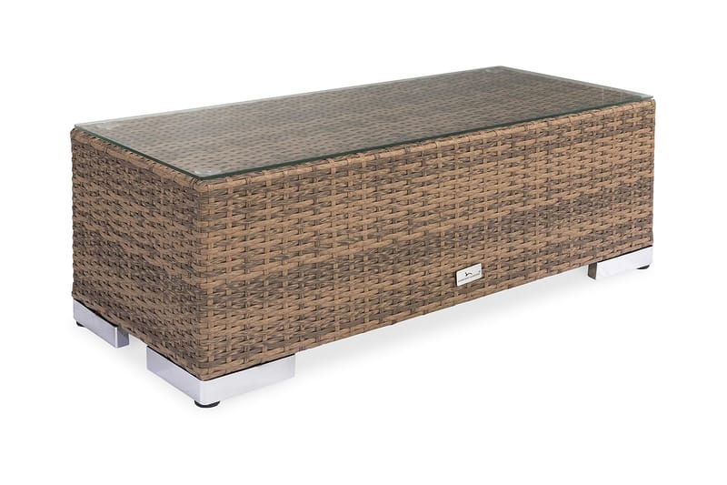 Bahamas Afslut/Endebord 37,5x90 cm - Sand - Havemøbler - Loungemøbler - Moduler