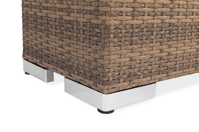 Bahamas Afslut/Endebord 37,5x90 cm - Sand - Havemøbler - Loungemøbler - Moduler