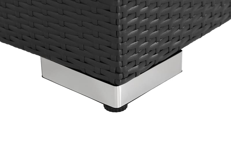Bahamas Ende 90 cm - Sort - Havemøbler - Loungemøbler - Moduler