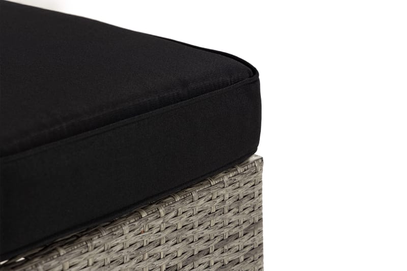 Bahamas Højremodul 140 cm - Grå - Havemøbler - Loungemøbler - Moduler - Hjørnemodul havesofa