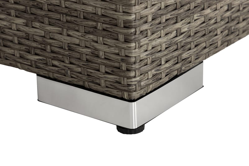 Bahamas Højremodul 140 cm - Grå - Havemøbler - Loungemøbler - Moduler - Hjørnemodul havesofa