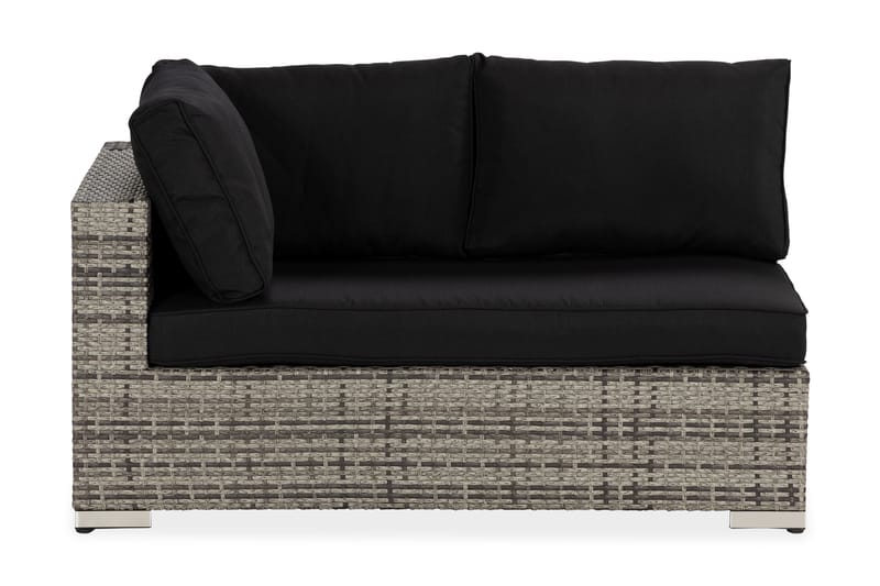 Bahamas Højremodul 140 cm - Grå - Hjørnemodul havesofa - Moduler