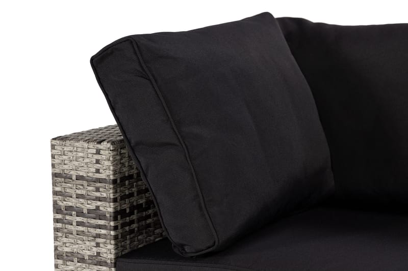 Bahamas Højremodul 140 cm - Grå - Havemøbler - Loungemøbler - Moduler - Hjørnemodul havesofa