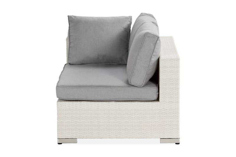 Bahamas Højremodul 140 cm - Hvid - Havemøbler - Loungemøbler - Moduler - Hjørnemodul havesofa