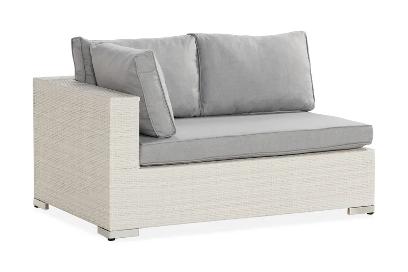 Bahamas Højremodul 140 cm - Hvid - Havemøbler - Loungemøbler - Moduler - Hjørnemodul havesofa
