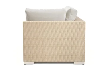 Bahamas Højremodul Udendørs 140 cm - Beige - Havemøbler - Loungemøbler - Moduler