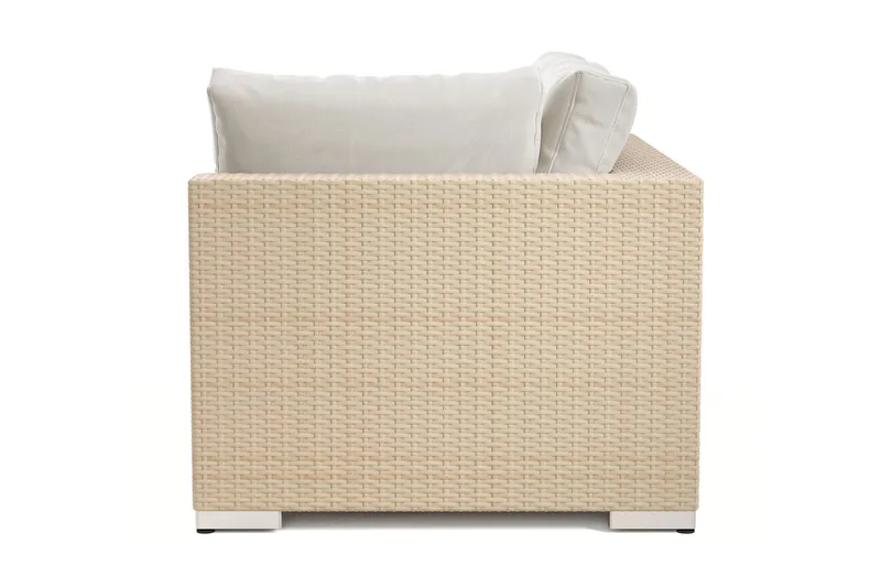 Bahamas Højremodul Udendørs 140 cm - Beige - Havemøbler - Loungemøbler - Moduler