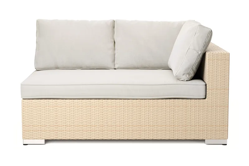 Bahamas Højremodul Udendørs 140 cm - Beige - Havemøbler - Loungemøbler - Moduler