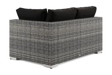 Bahamas Højremodul Udendørs 140 cm i Polyrattan - Grå - Havemøbler - Loungemøbler - Moduler