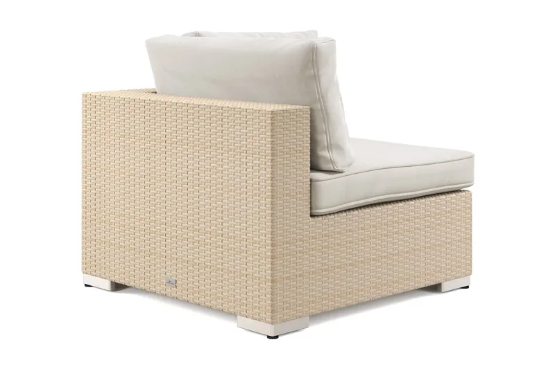 Bahamas Hjørnemodul Udendørs i Polyrattan - Beige - Havemøbler - Loungemøbler - Moduler - Hjørnemodul havesofa
