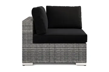 Bahamas Hjørnemodul Udendørs i Polyrattan - Grå - Havemøbler - Loungemøbler - Moduler - Hjørnemodul havesofa