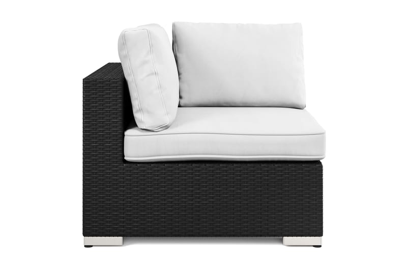 Bahamas Hjørnemodul Udendørs i Polyrattan - Sort - Havemøbler - Loungemøbler - Moduler - Hjørnemodul havesofa
