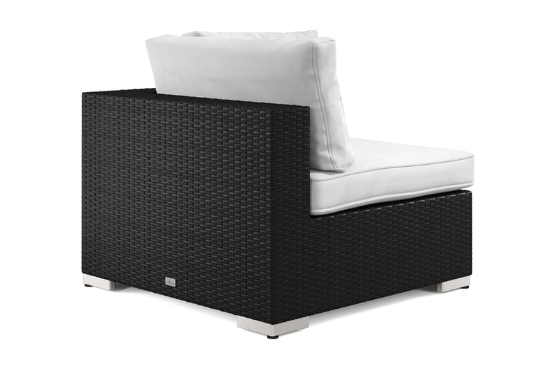 Bahamas Hjørnemodul Udendørs i Polyrattan - Sort - Havemøbler - Loungemøbler - Moduler - Hjørnemodul havesofa