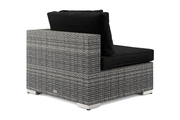 Bahamas Hjørnemodul Udendørs i Polyrattan - Grå - Havemøbler - Loungemøbler - Moduler - Hjørnemodul havesofa