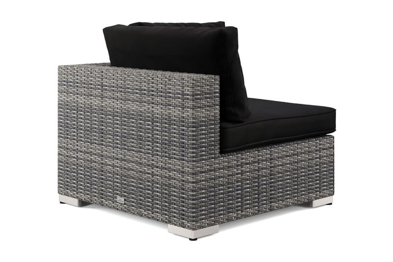 Bahamas Hjørnemodul Udendørs i Polyrattan - Grå - Havemøbler - Loungemøbler - Moduler - Hjørnemodul havesofa