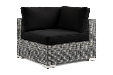 Bahamas Hjørnemodul Udendørs i Polyrattan - Grå - Havemøbler - Loungemøbler - Moduler - Hjørnemodul havesofa