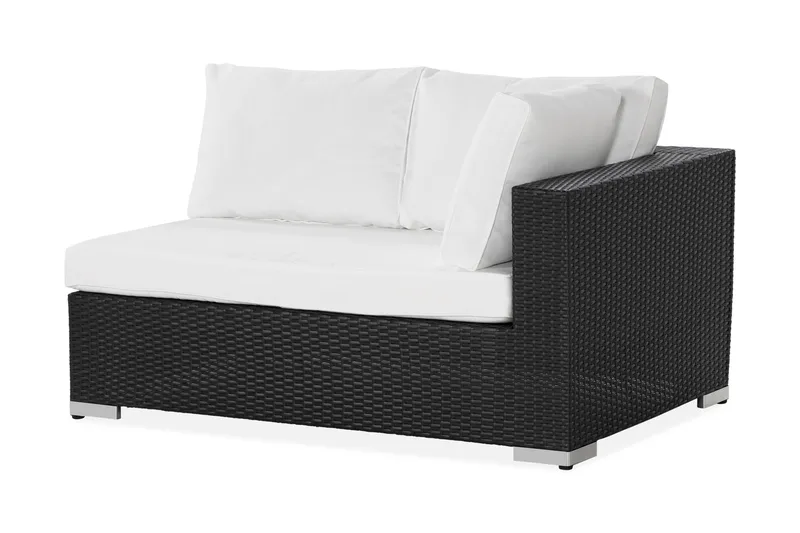 Bahamas Venstredel 140 cm - Sort - Havemøbler - Loungemøbler - Moduler